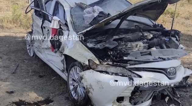 Пятеро пострадали в массовой аварии в Дагестане