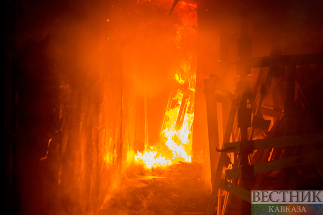 Пожар вспыхнул в жилом доме в Ингушетии