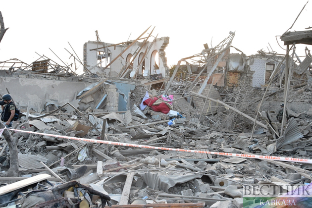 В Загатальском районе Азербайджана, пострадавшем от землетрясений, закрылись образовательные учреждения