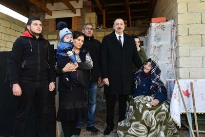 Ильхам Алиев: районы Азербайджана, пострадавшие в результате землетрясения, будут восстановлены  
