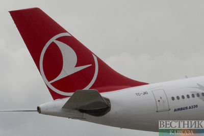 Самолет турецких авиалиний вернулся в аэропорт из-за происшествия на кухне